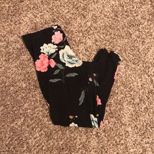 Floral leggings
